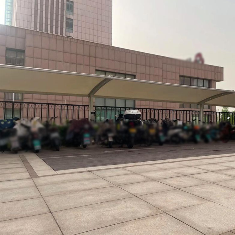 文县膜结构电动车棚